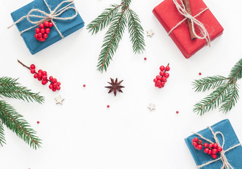 Holiday gifts and decorations