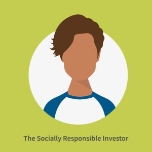 A socially responsible investor illustration