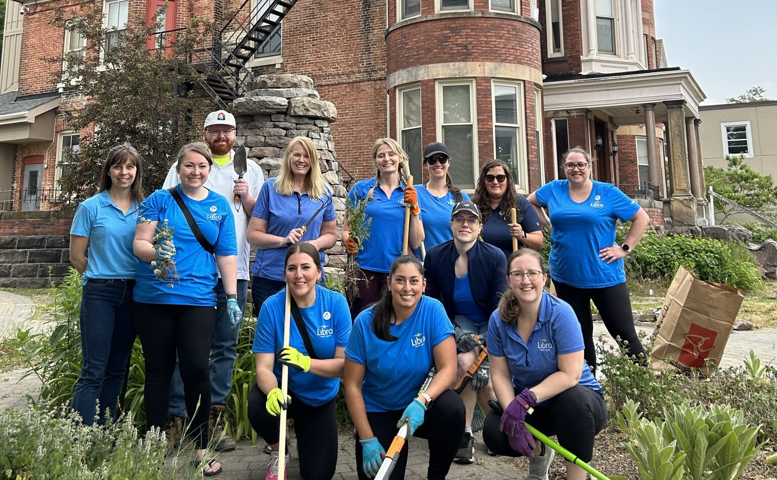 Libro staff volunteering