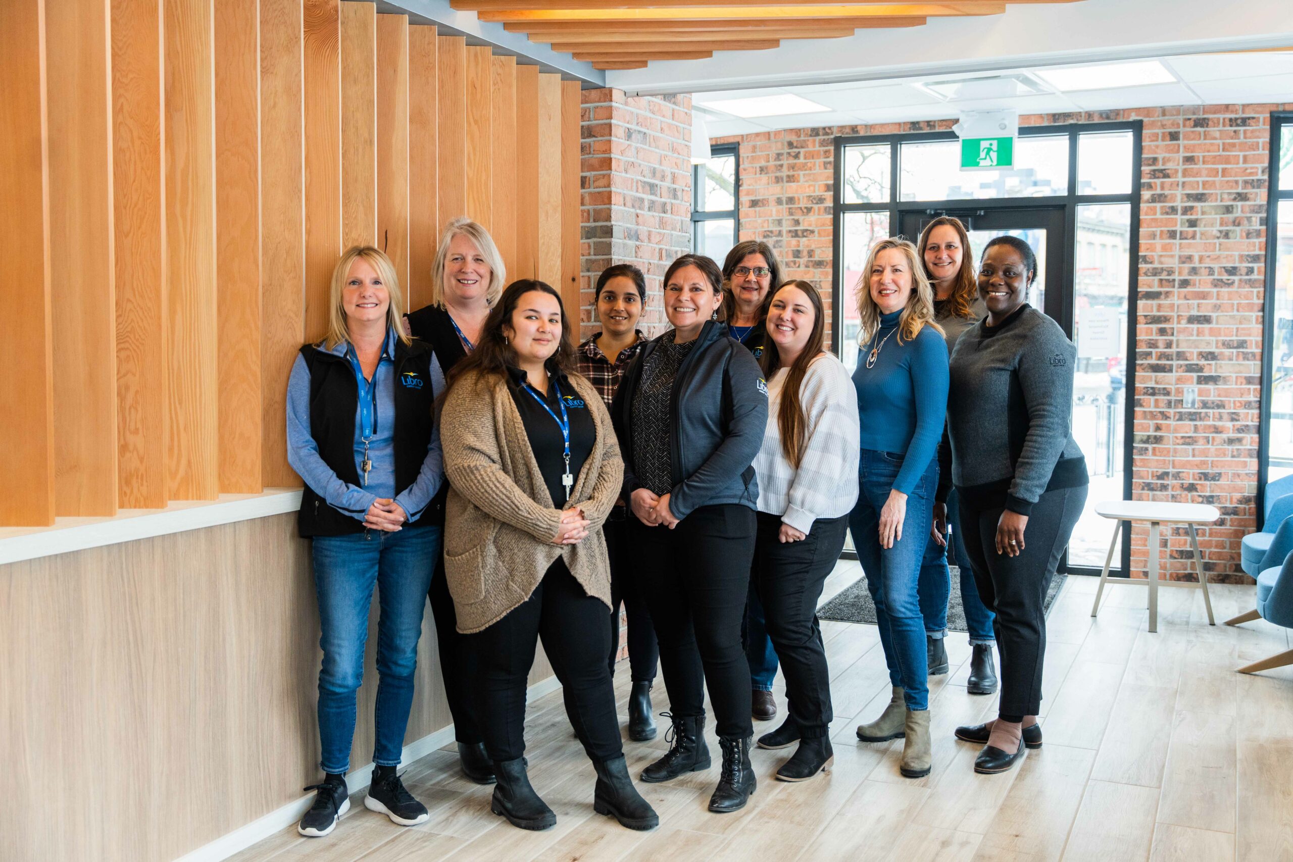 Group photo of Libro employees