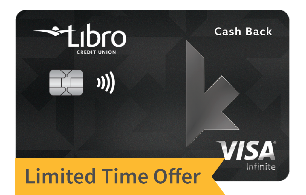 Image of a Libro Visa* Cash Back Infinite card