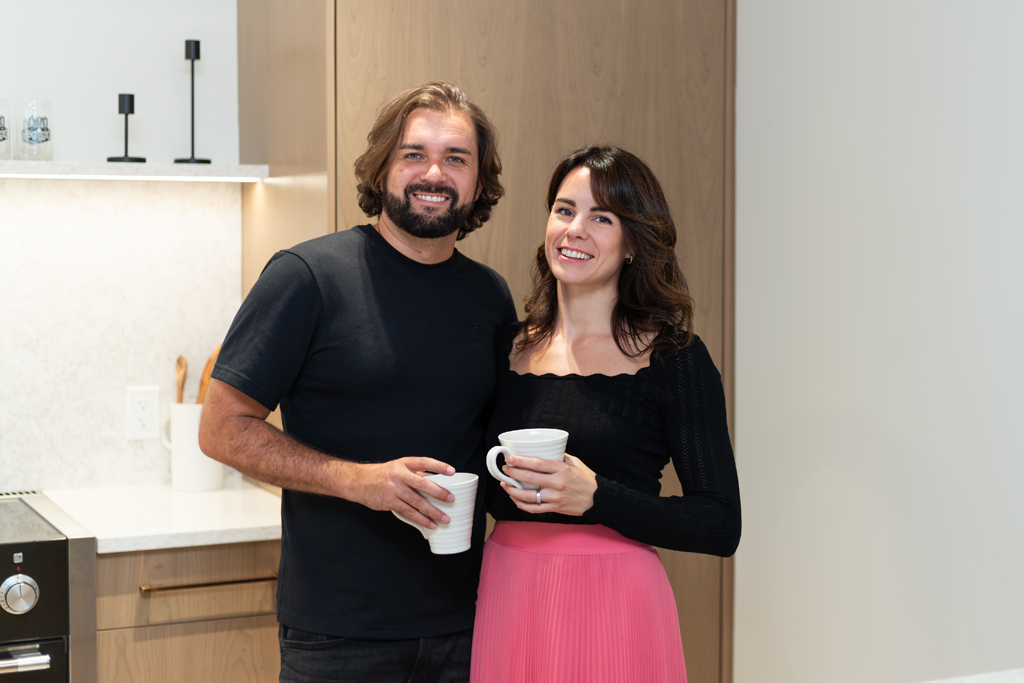 Libro Owners in a kitchen